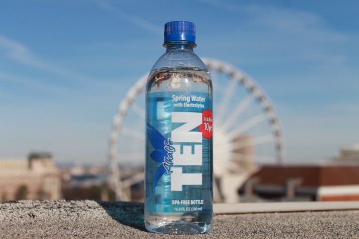 TEN Alkaline bottled water